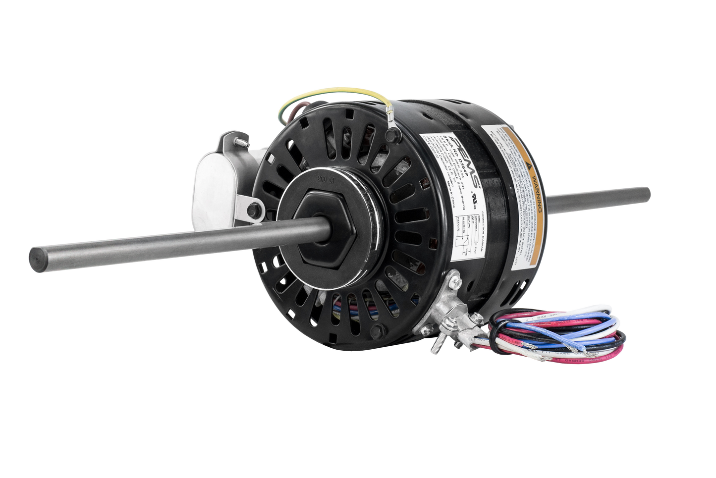 d354p - 1/6 HP | 1050 RPM | 115 V | 1 Ph | 42 Frame | OAO | Dual Shaft | PSC | HVACR Fan Coil/Air Conditioner | Cat D354P | Model D354P