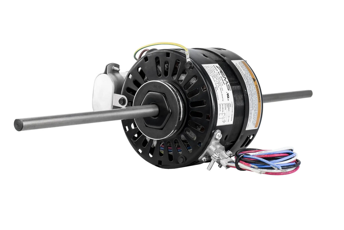 d354p - 1/6 HP | 1050 RPM | 115 V | 1 Ph | 42 Frame | OAO | Dual Shaft | PSC | HVACR Fan Coil/Air Conditioner | Cat D354P | Model D354P