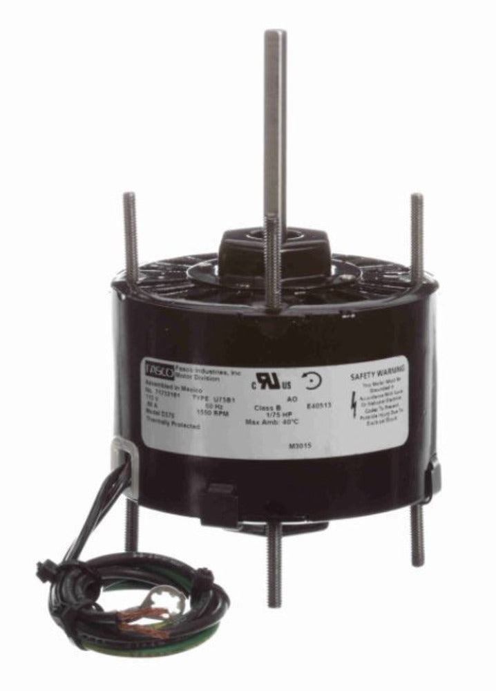 d370 - 1/50 HP | 1550 RPM | 115 V | 1 Ph | 3.3 in Dia | OAO | CCWSE | Shaded Pole | HVACR Ventilation | Cat D370