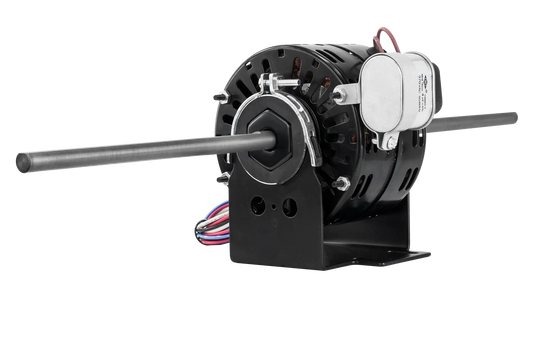 dbl4404p - 1/10 HP | 1550 RPM | 115 V | 1 Ph | 42 Frame | OAO | Dual Shaft | PSC | HVACR Fan Coil/Air Conditioner | Cat DBL4404P | Model DBL4404P