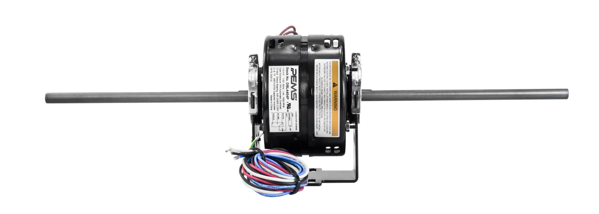 dbl4404p - 1/10 HP | 1550 RPM | 115 V | 1 Ph | 42 Frame | OAO | Dual Shaft | PSC | HVACR Fan Coil/Air Conditioner | Cat DBL4404P | Model DBL4404P