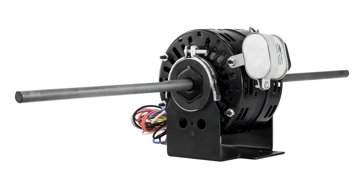 dbl6409p - 1/10 HP | 1050 RPM | 115 V | 1 Ph | 42 Frame | OAO | Dual Shaft | PSC | HVACR Fan Coil/Air Conditioner | Cat DBL6409P | Model DBL6409P
