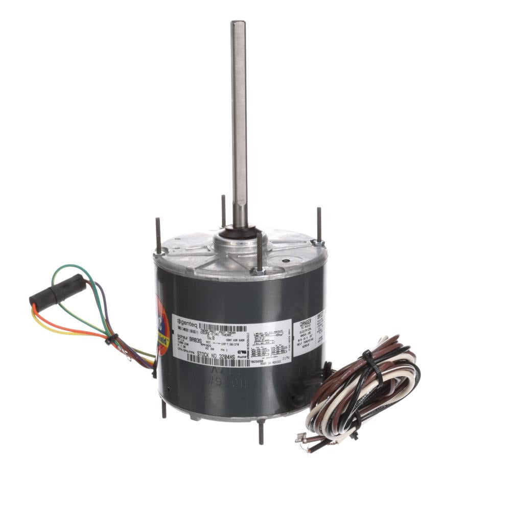 3204HS Genteq HVACR Motor 0.25 HP 825 RPM 48 Frame