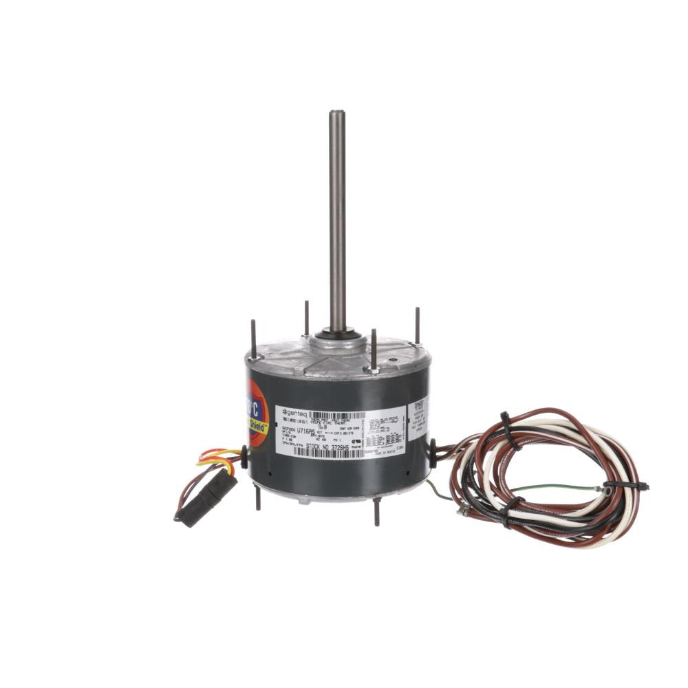 3726HS Genteq HVACR Motor 0.17 HP 1075 RPM 48 Frame