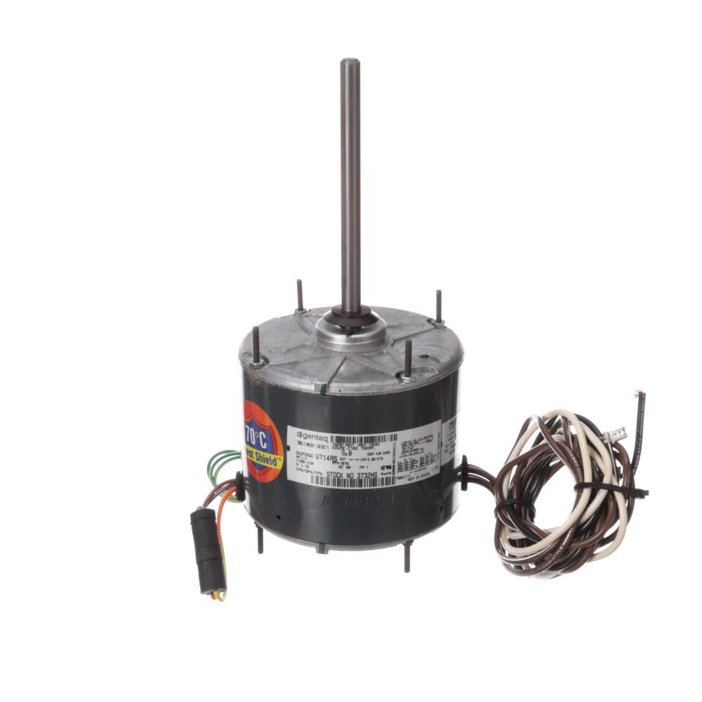 3732HS Genteq HVACR Motor 0.25 HP 1075 RPM 48 Frame