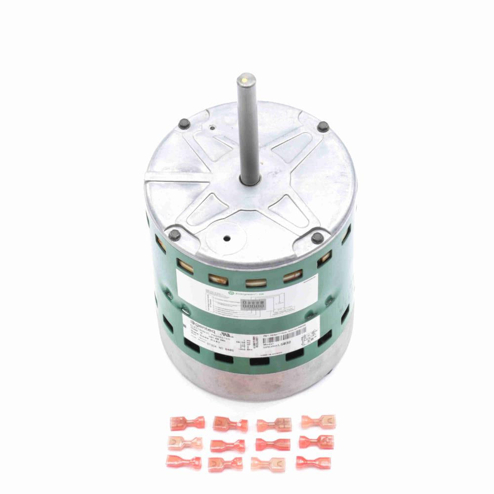 g6405 - 1/2 HP | 1075 RPM | 460 V | 1 Ph | 48 Frame | OAO | Reversible | ECM | HVACR Direct Drive Blower | Cat 6405 | Model 6405