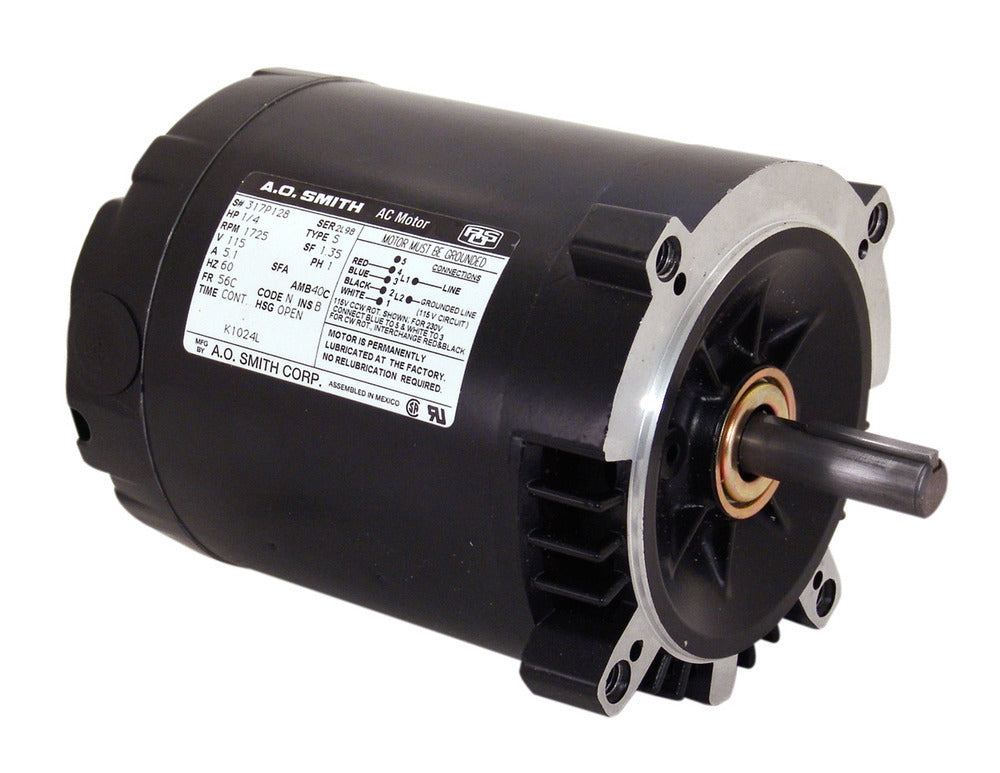 K1024LDES Century General Purpose Motor 0.25 HP 1725 RPM 56C Frame