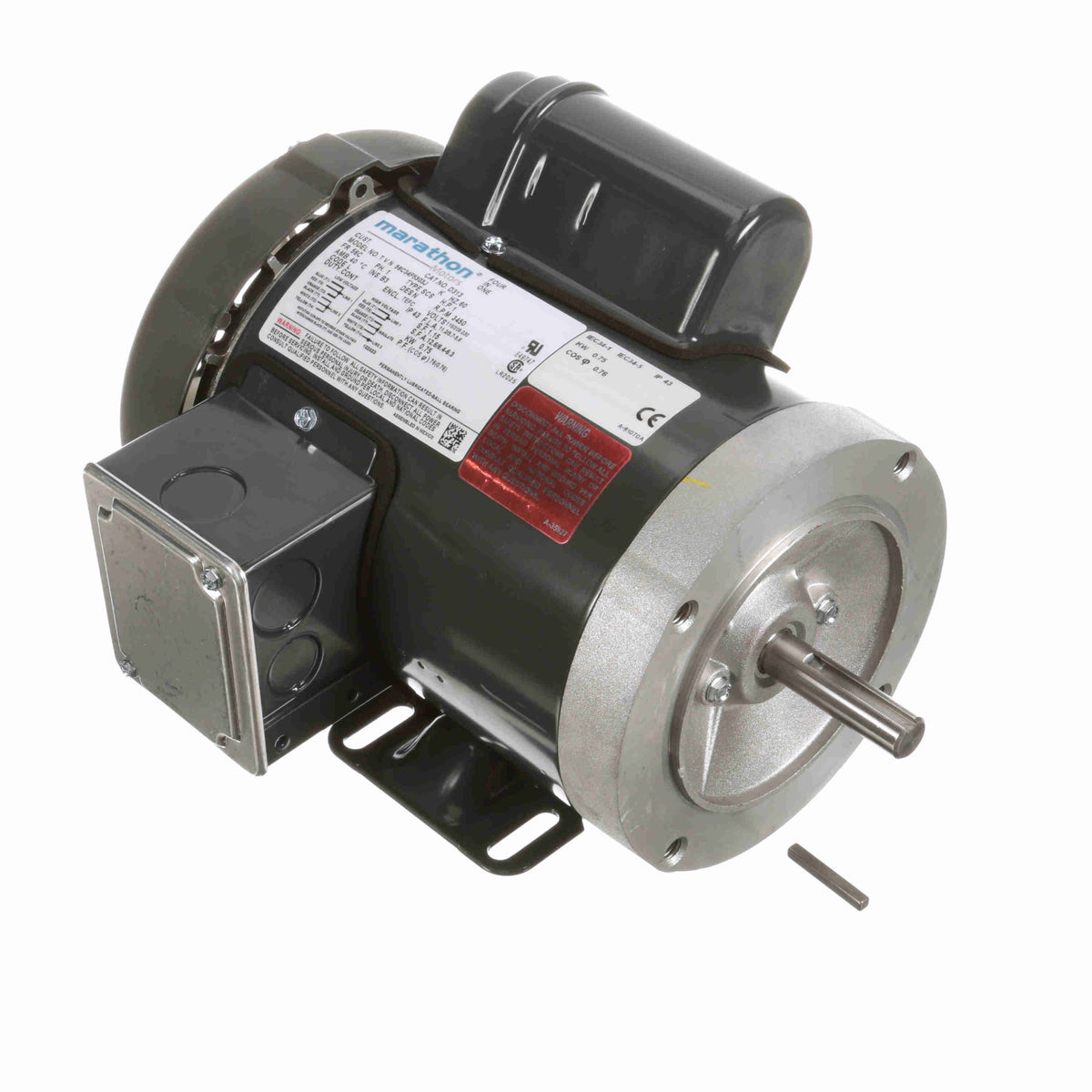 D313 Leeson General Purpose Motor 1 HP 3450 RPM 56C Frame