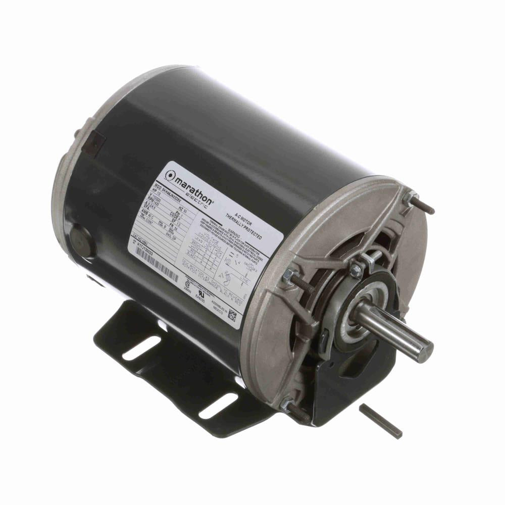 MH693 Marathon General Purpose Motor, 1/2 HP, 1425 RPM, 110/220 V, Single Phase, 56 Frame, ODP