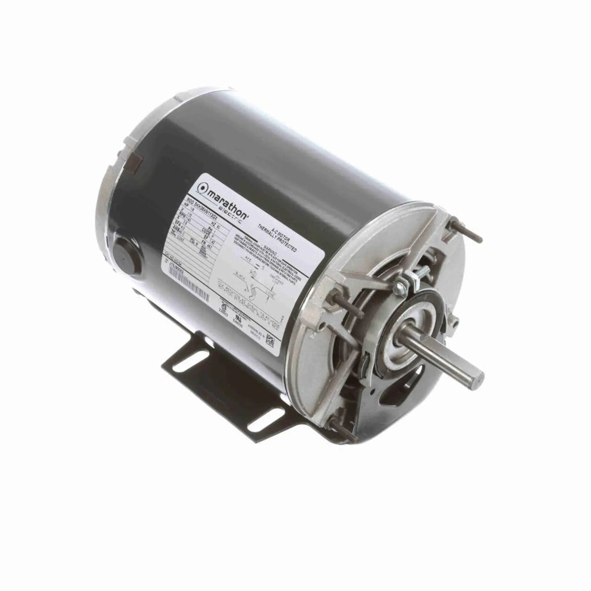 mhg154 - 1/8 HP | 1140 RPM | 115 V | 1 Ph | 48Z Frame | ODP | Reversible | Split Phase | HVACR Fan And Blower | Cat HG154 | Model 5KH36KN113X