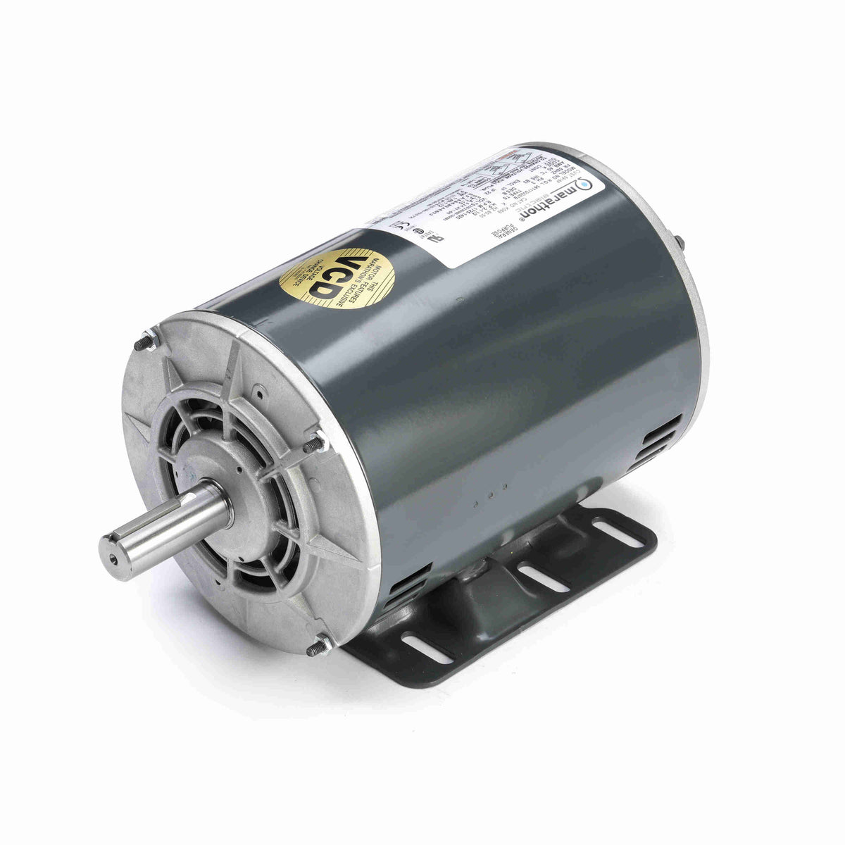 K069 Marathon General Purpose Motor - 2 HP - 1725 RPM - 208-230/460 V - Drip Proof Overload Protector Automatic