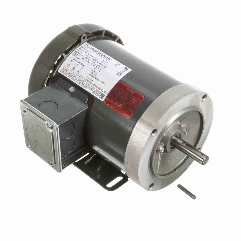 mk704 - 1/2 HP | 3450 RPM | 575 V | 3 Ph | 56C Frame | TEFC | Reversible | Three Phase | General Purpose | Cat K704 | Model 056T34F5348