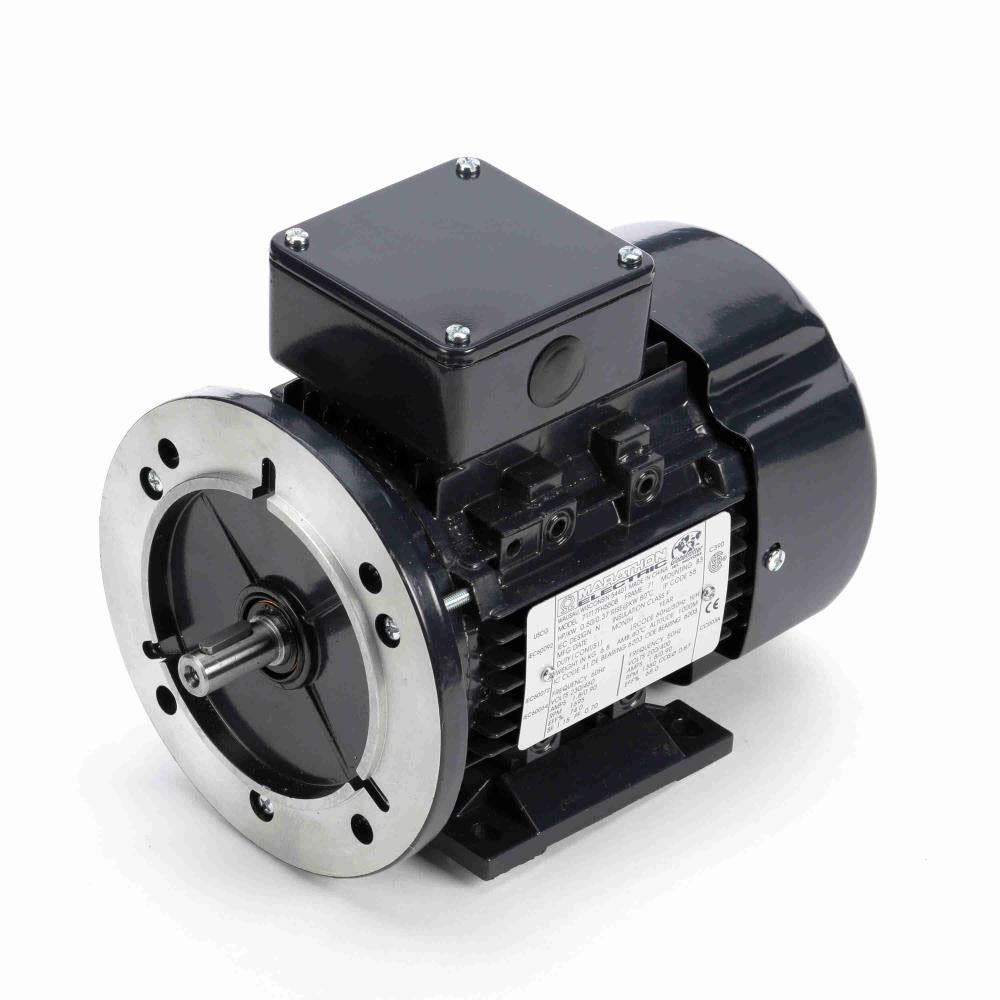 R387 Marathon IEC Motor 0.5 HP 1695 RPM 71 Frame