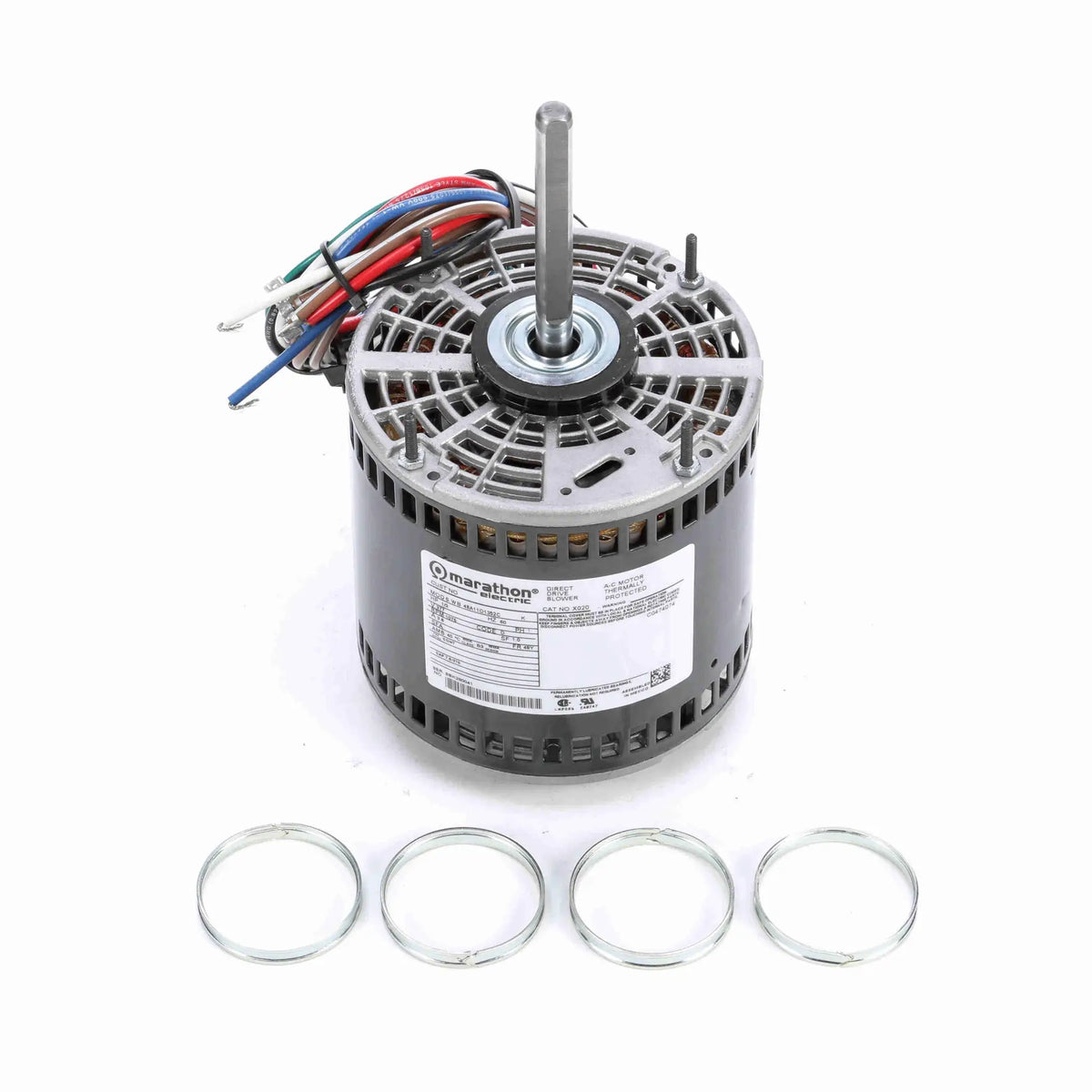 mx020 - 1/2 HP | 1075 RPM | 277 V | 1 Ph | 48Y Frame | OAO | Reversible | PSC | HVACR Direct Drive Blower | Cat X020