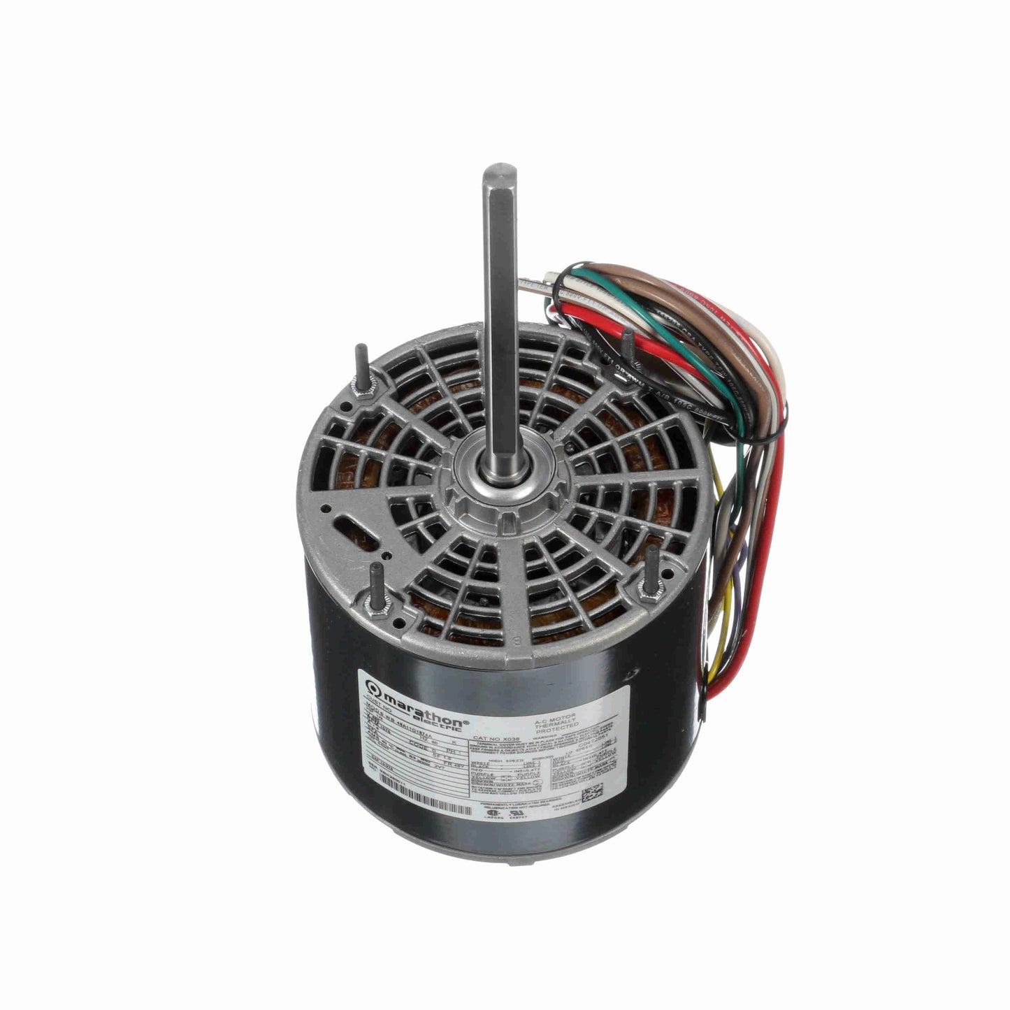 mx038 - 1/2 HP | 1075 RPM | 460 V | 1 Ph | 48Y Frame | OAO | Reversible | PSC | HVACR Direct Drive Blower | Cat X038