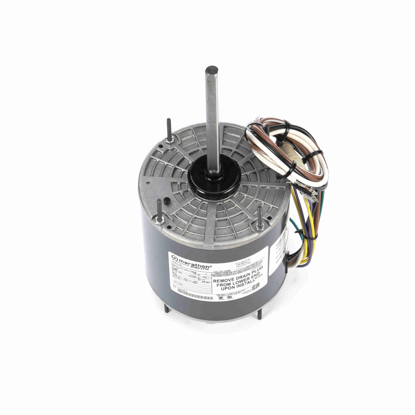 mx458 - 1/2 HP | 1075 RPM | 460 V | 1 Ph | 48Y Frame | TEAO | Reversible | PSC | HVACR Condenser Fan | Cat X458