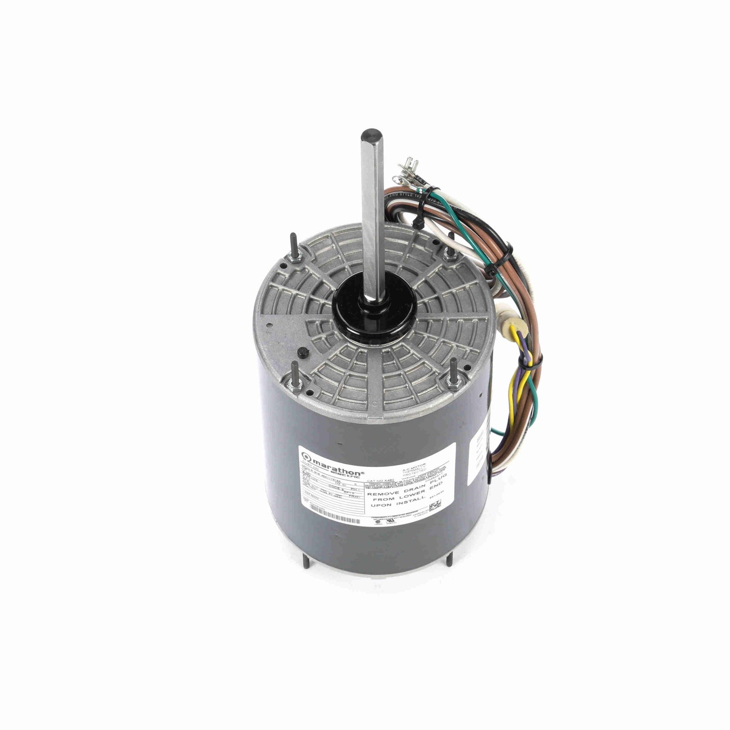 mx462 - 1 HP | 1075 RPM | 460 V | 1 Ph | 48Y Frame | TENV | Reversible | PSC | HVACR Condenser Fan | Cat X462