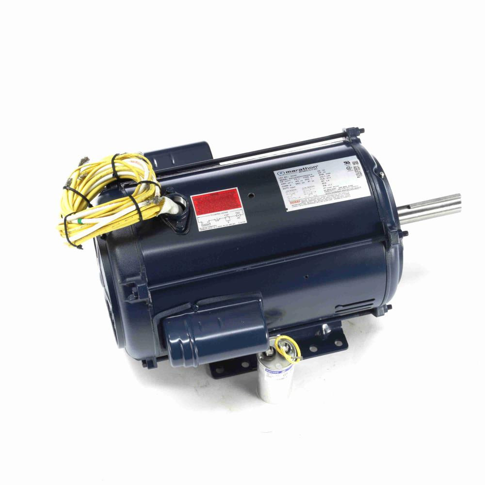 mz315a - 10 HP | 3520 RPM | 230 V | 1 Ph | 215TZ Frame | ODP | Reversible | Capacitor Start Capacitor Run | Farm Duty Crop Dryer | Cat Z315A | Model 215TBDW17003