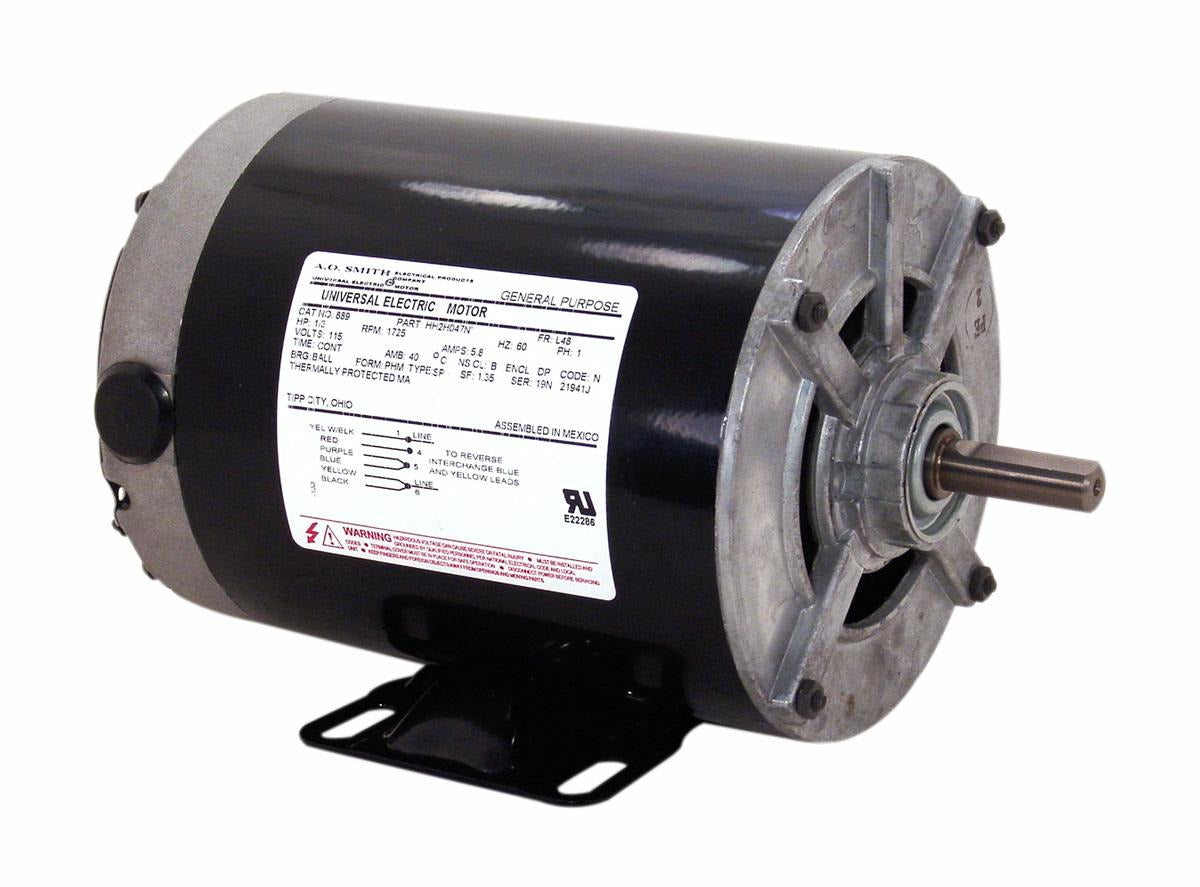 os2024l - 1/4 HP | 1725 RPM | 115 V | 1 Ph | 48 Frame | OAO | Reversible | Split Phase | HVACR Fan And Blower | Cat OS2024L