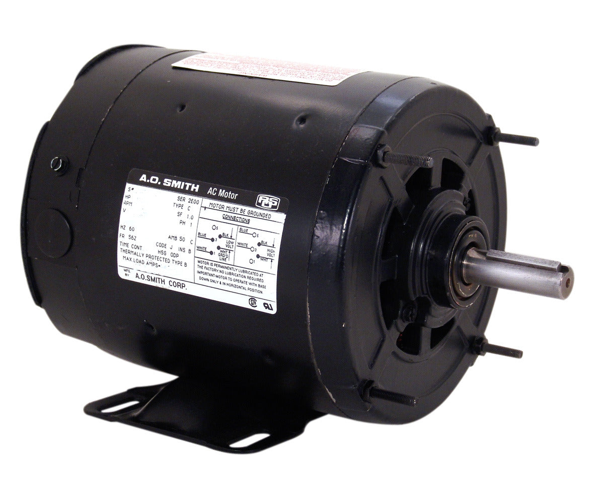 os2074 - 3/4 HP | 1725 RPM | 115 V | 1 Ph | 56Z Frame | OAO | Reversible | Split Phase | HVACR Fan And Blower | Cat OS2074