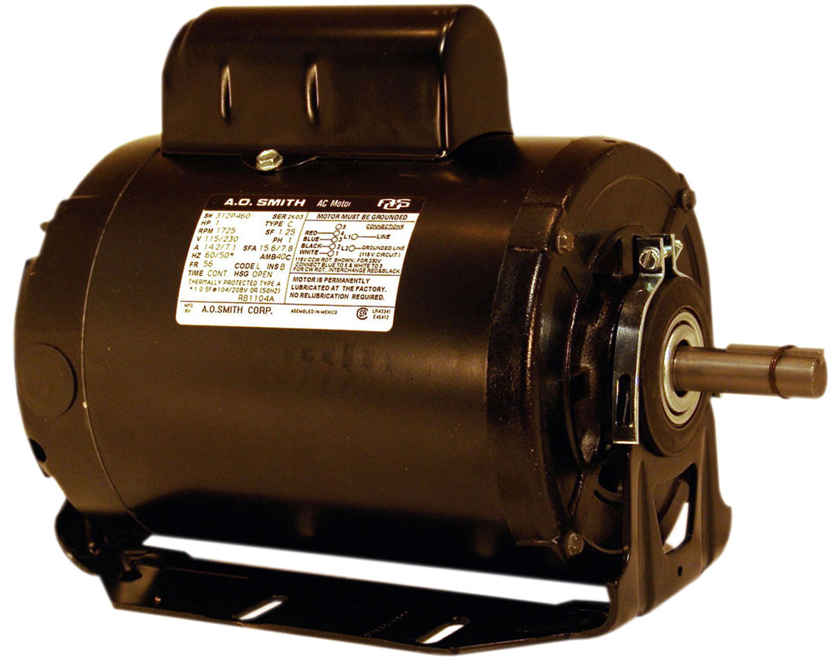 RB1054AV1 Century HVACR Motor 0.5 HP 1725 RPM 56 Frame
