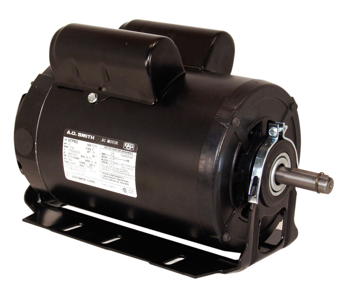 RB1154AV1 Century HVACR Motor 1.5 HP 1725 RPM 56H Frame
