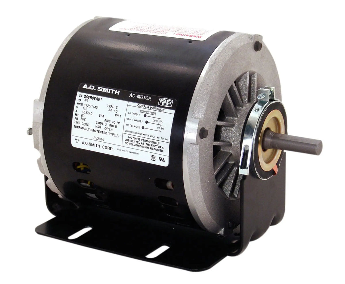 svb2054 - 1/2 HP | 1725 RPM | 115 V | 1 Ph | 56Z Frame | ODP | CCWSE | Split Phase | HVACR Evaporative Cooler | Cat SVB2054V1
