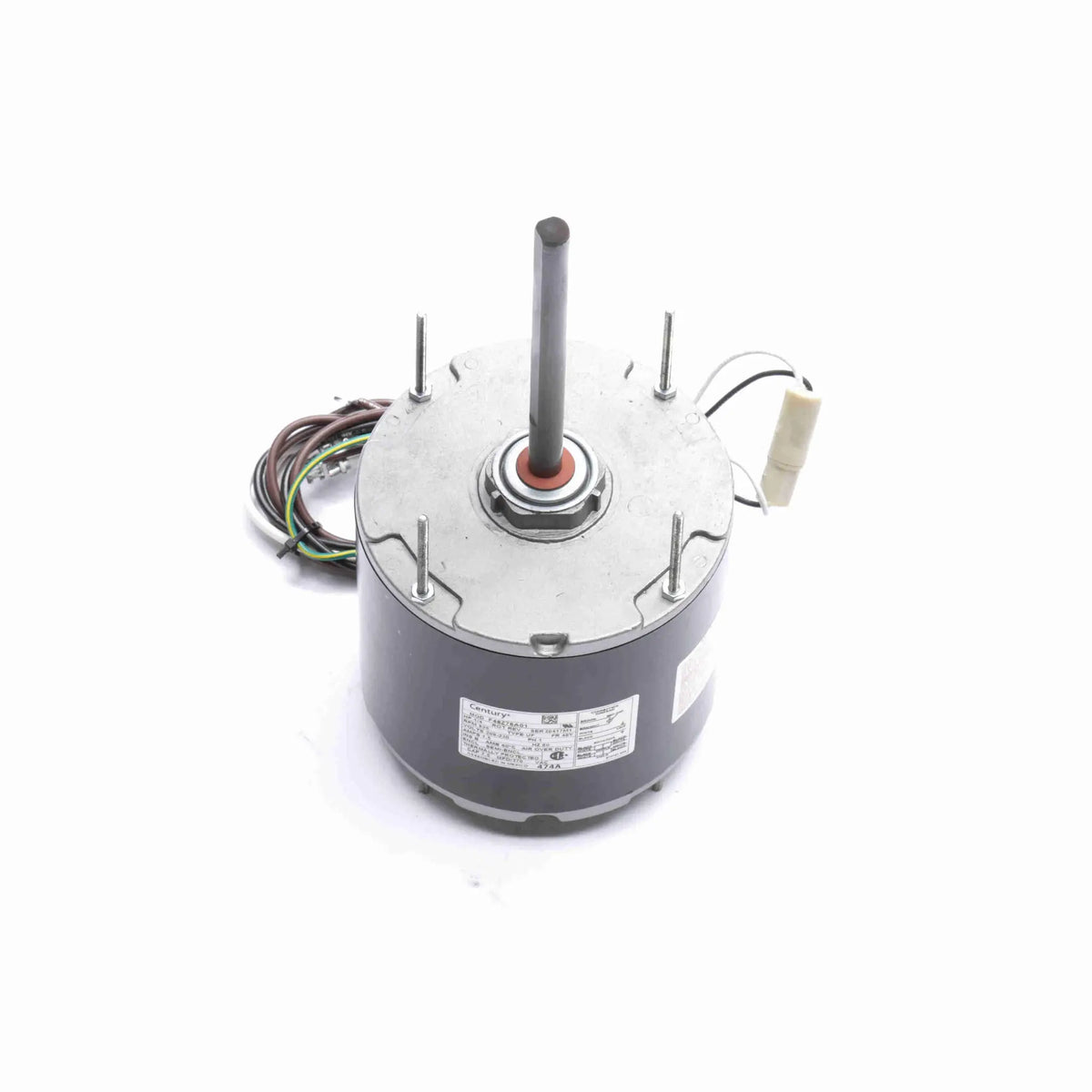 474A Century HVACR Motor 0.25 HP 825 RPM 48Y Frame