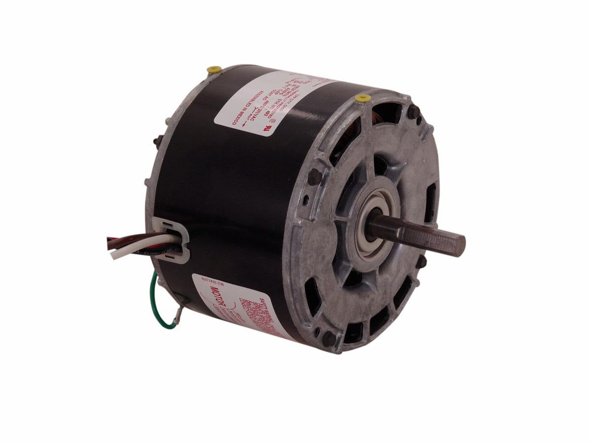 493A Century HVACR Motor 0.17 HP 1075 RPM 48Y Frame