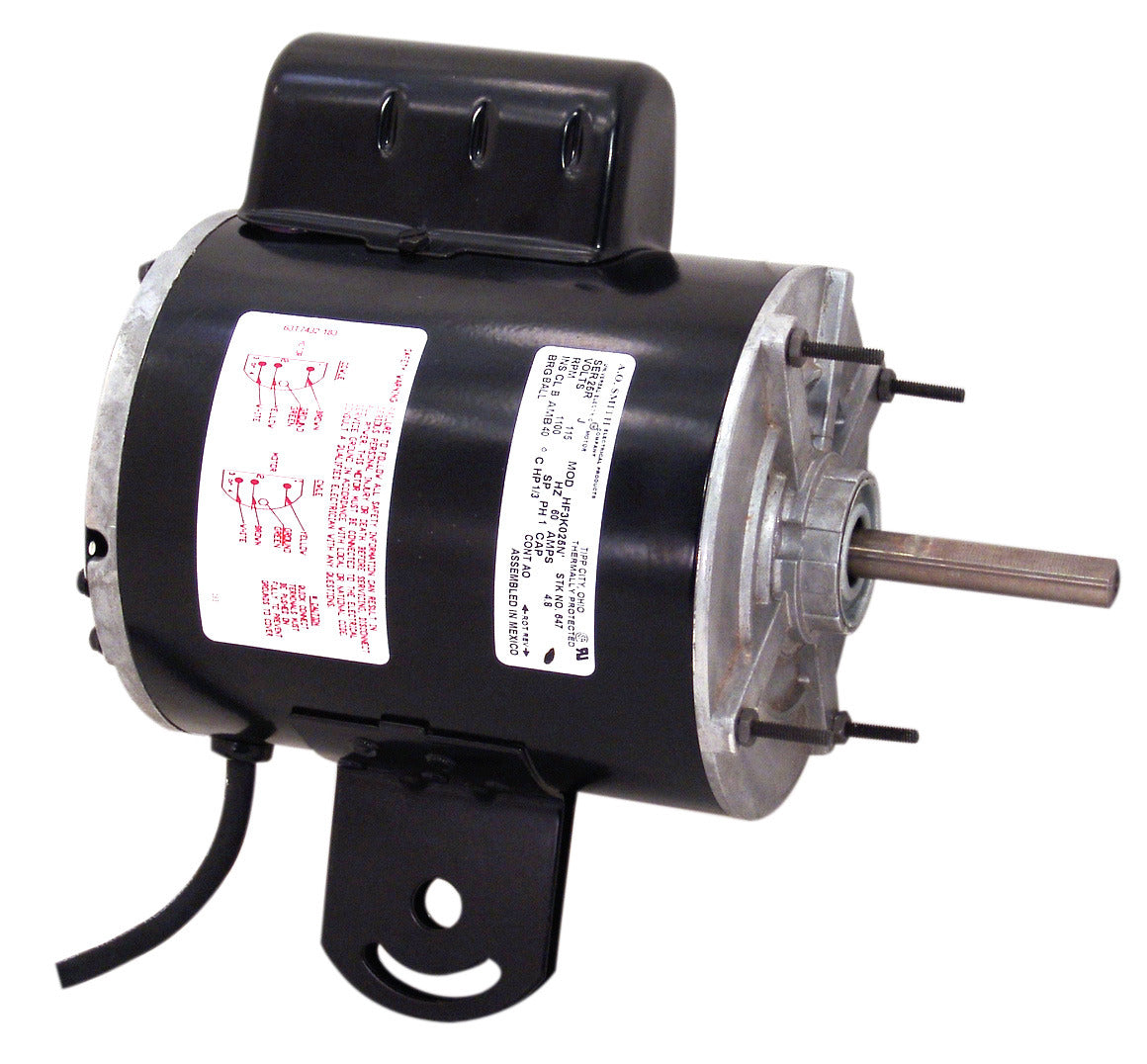 u647 - 1/3 HP | 1100 RPM | 115 V | 1 Ph | 48Y Frame | TEAO | Reversible | PSC | HVACR Pedestal Fan | Cat 647A