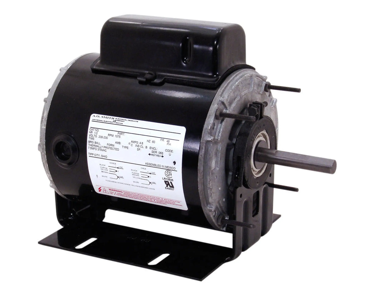 732A Century HVACR Motor 0.33 HP 1140 RPM 48Y Frame