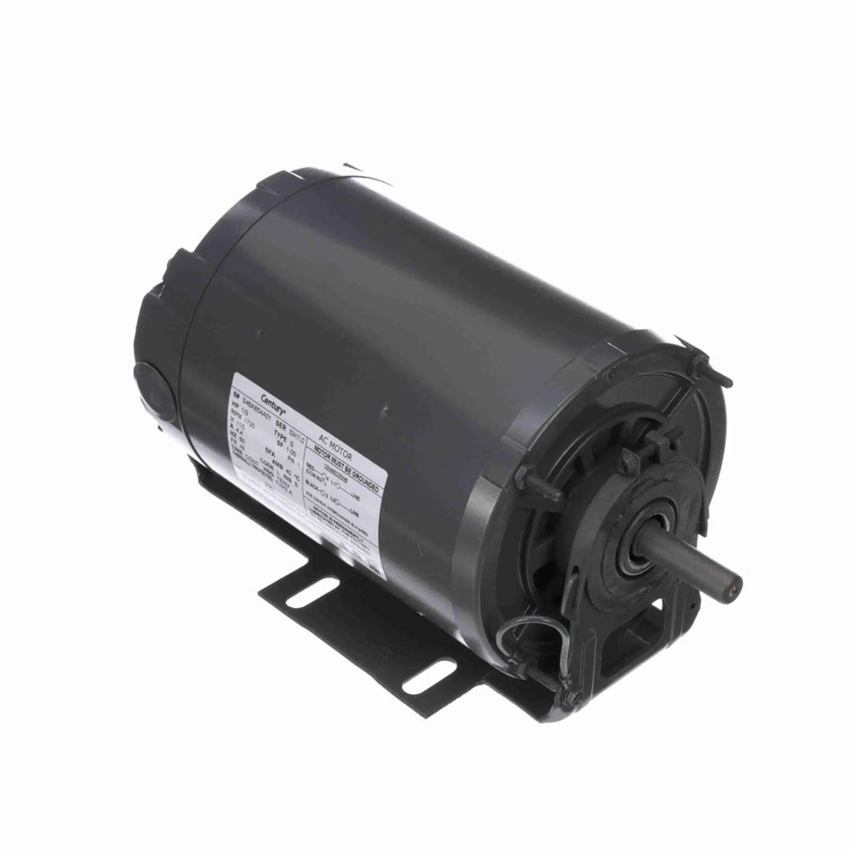 u906l - 1/3 HP | 1725 RPM | 115 V | 1 Ph | 48Z Frame | TENV | Reversible | Split Phase | HVACR Belt Drive Blower | Cat 906L