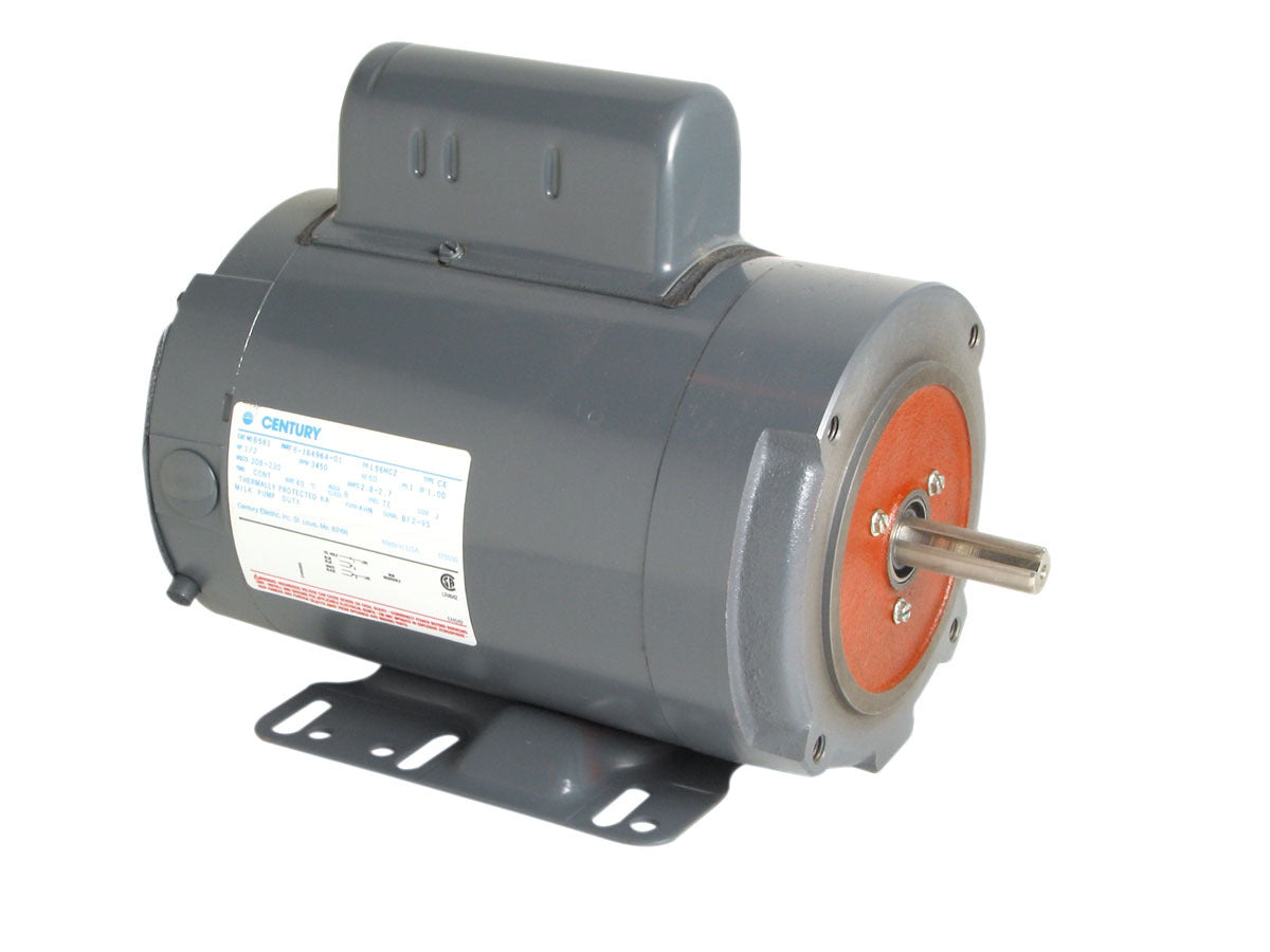 B583 Century Farm Duty Motor 1 HP 3450 RPM 56HCZ Frame