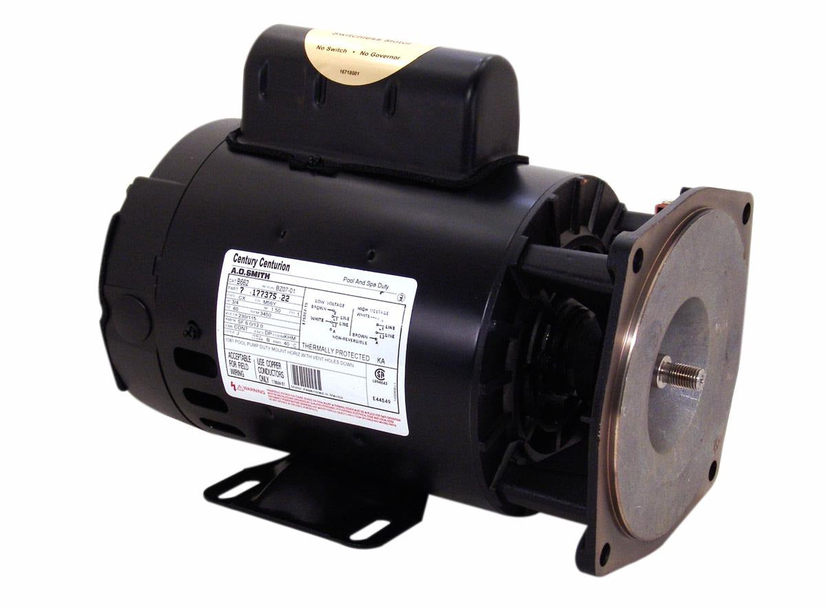 B662 Century Pump Motor 0.75 HP 3450 RPM 56Y Frame