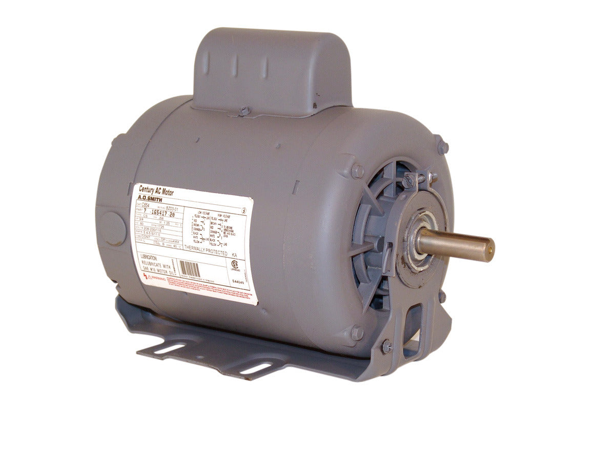 C048 Century Farm Duty Motor 0.5 HP 850 RPM 56Z Frame