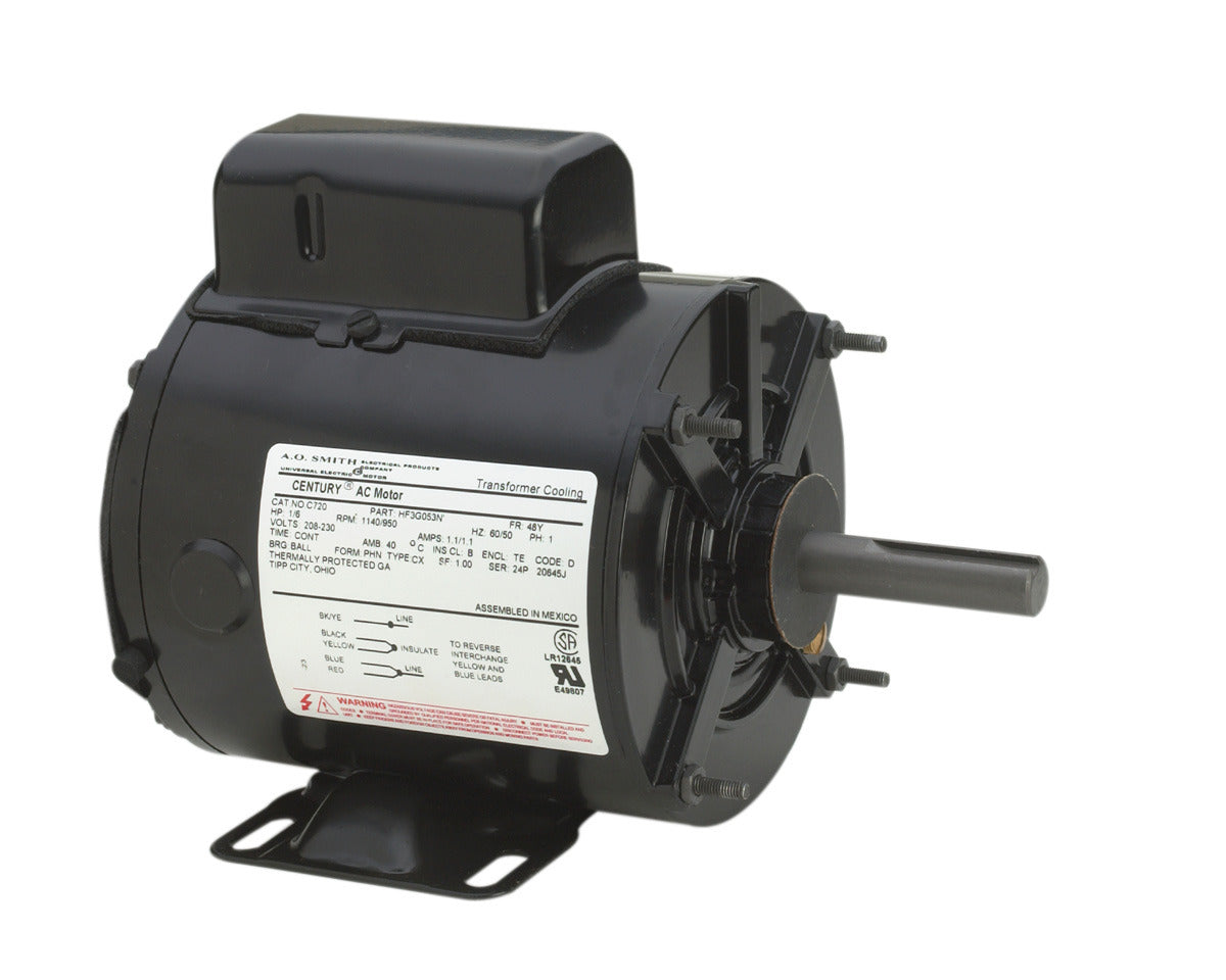 C723A Century Definite Purpose Motor 0.33 HP 1140 RPM 48Y Frame