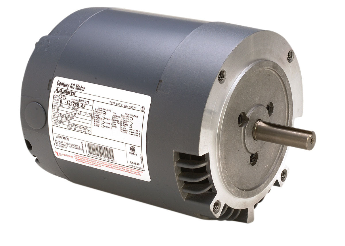 uf393 - 1/4 HP | 1725 RPM | 115 V | 1 Ph | 56CZ Frame | ODP | Reversible | Split Phase | HVACR Ventilation | Cat F393L