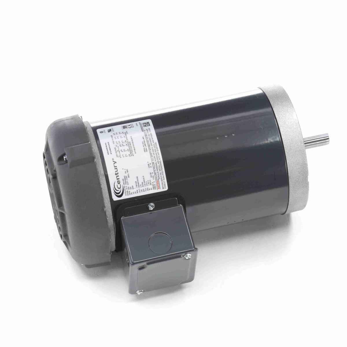 H921LES Century General Purpose Motor 1 HP 1725 RPM 56C Frame